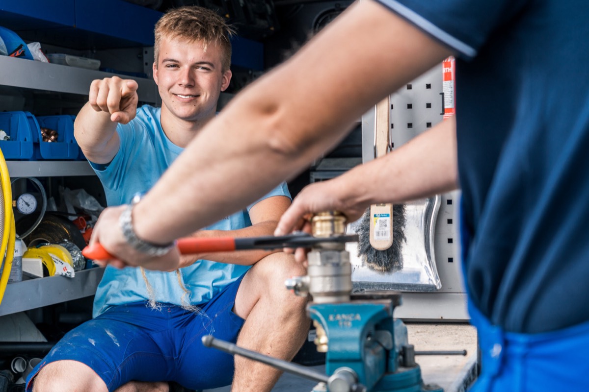 Arbeit in der TLB-Werkstatt